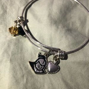 UCF Knights Silver Charm bracelet